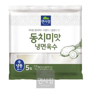 면사랑 동치미맛 냉면육수 340g 5개입
