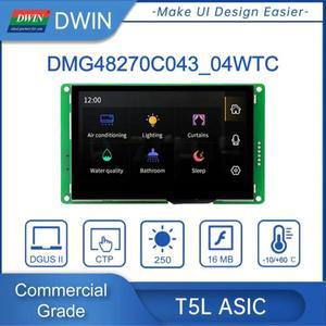 DWIN TV-TN-TFT-LCD 상용 등급 4.3 인치 480x272 픽셀 해상도 262K DMG48270C043_04W