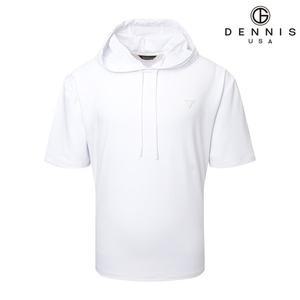 [데니스골프][DENNIS] 25SS신상 남성 소프트핏 데일리 반팔 후드티_NAQMMTS036