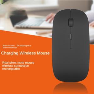 신제품 충전 타입 c 무선 마우스 + USB 듀얼 수신기, 음소거 인체 공학적 디자인 1000/1200/1600 3 단 DPI