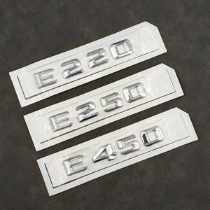 자동차 스티커에 ABS 3D 크롬 메르세데스 벤츠 호환 E220 E250 E320 E450 W212 W213 후면 트렁크 엠 블 럼
