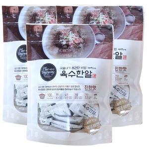 해통령 국물내기 초간단 육수한알 진한맛 100g x 3개 휴대용 캠핑 낚시 육수알 (소비기한 26년 4월 28일)