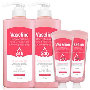 바세린 핸드크림 500ml 2개+60ml 2개