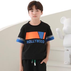 주니어클라쓰 헐리반팔티셔츠 주니어의류 남아 여아 초등학생옷 청바지 면바지 상하복 티셔츠