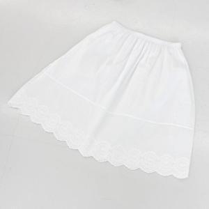 국산 여름 아사 면 레이스 롱 속치마 빅사이즈 3부 5부 7부