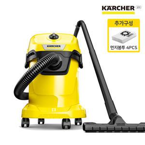 [공식판매점]카처 WD3V 액세서리 패키지 진공청소기 (정품 먼지봉투 4개 추가)