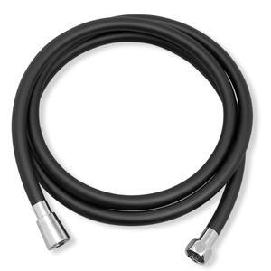 제일바스 물때방지 PVC 샤워호스 블랙, 2m, 1개
