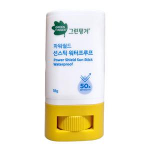 그린핑거 파워쉴드 선스틱 워터프루프 18g(SPF50+)x1개
