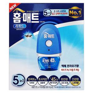 홈매트 리퀴드 에스 액체 전자모기향 히터 1개 리필 1개입 스위치형