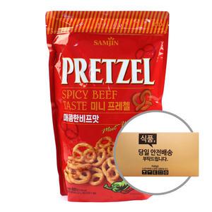업소용안주과자 매콤비프맛 프레첼 대용량 4.8kg 술집기본안주