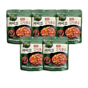 CJ 비비고 김치볶음 150g X 5개 볶음김치 밑반찬