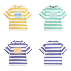 [내셔널지오그래픽키즈](타임스퀘어점패션관) [정상가59,000원] K232UTS040 그래픽 스트라이프 반팔티