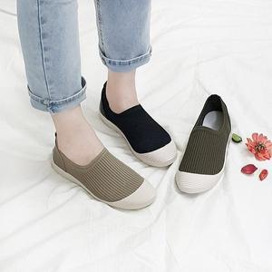 [디아]폴링 골지 니트 스판 말랑 단화 스니커즈 3cm 발편한