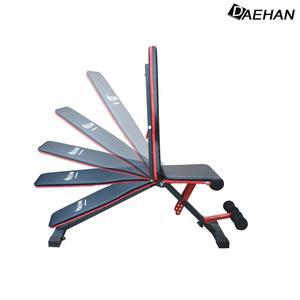 대한스포츠 헬스 인클라인 디클라인 접이식 각도 조절 멀티 덤벨 벤치 운동 의자