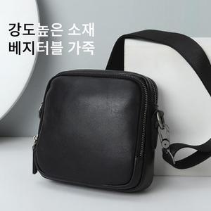 천연 베지터블 가죽 남자 미니 크로스백 벨트 결합가능 데일리백 BP9160CR