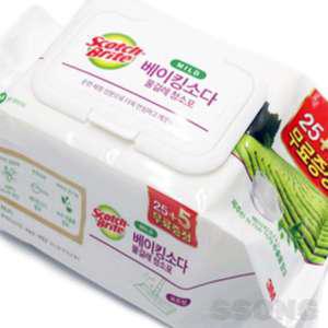 셀 커머스 물걸레 청소포 25+5매 일회용물걸레 베이킹소다청소포