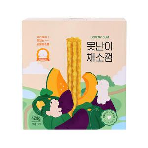 로렌츠 못난이 채소 강아지 껌