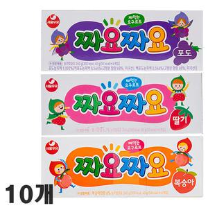 서울우유 짜요짜요 240g (40g 6개입) x 10개 택1 딸기/포도/복숭아 짜먹는 요구르트