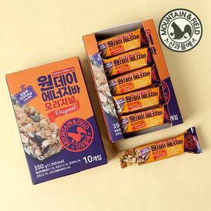 [산과들에] 원데이에너지바오리지널10개세트 x 4개 / 든든한하루단백질 단백질8g 타우린1000mg