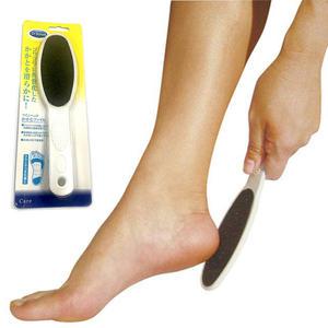 일본수입정품 숄즈월네스 발뒷꿈치 각질제거기 거칠고 부드러운 투웨이 양면 사용 발각질제거기