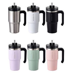 오슬로 빨대텀블러 리볼브 600ml 손잡이텀블러 대용량