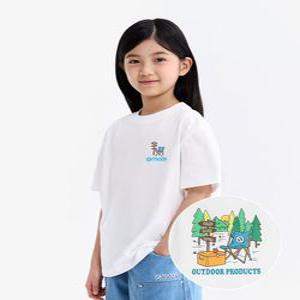 [아웃도어 프로덕츠 키즈]캠핑 백그래픽 반팔티 (아이보리) OD252ISS08_IVY