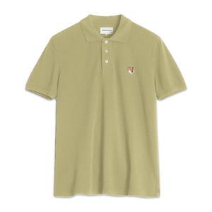 25SS 메종키츠네 폭스헤드 폴로 티셔츠 캔버스 LM00208KJ7002 P357