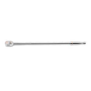 GEARWRENCH 1.3cm1/2인치 드라이브 120XP 풀 폴리쉬 크롬 엑스트라 롱 핸들 티어드롭 래칫 | 81364XP