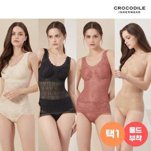 [크로커다일] 레이스 모달 감탄슬리머+팬티 2종세트 택1
