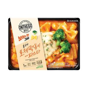 [장보기]온더고 통모짜 로제 떡볶이 with 파스타 320g, 1개
