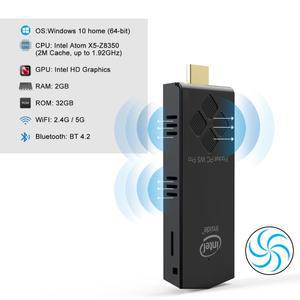 T5 PRO 미니 PC Windows 10 라이센스 Intel Atom Z8350 1.44GHz 4GB DDR4 5G WIFI 마이크로 컴퓨터 Linux M