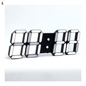 블랙 에디션 LED 벽시계 3.3mLED LED벽걸이 디지털 전자 집들이선물 거실 개업