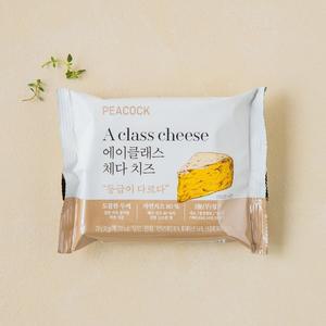 피코크 에이클래스 체다 슬라이스치즈 210g (30gX7)