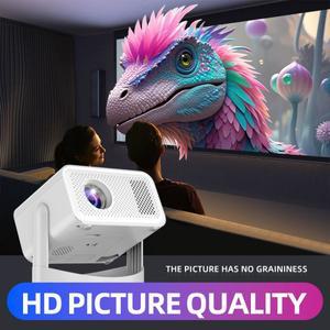 2025 핫 5G 프로젝터 네이티브 1280720P 4K L018 360 ° 자동 키스톤 초점 에어 마우스 Wifi6 BT5.2 휴대용