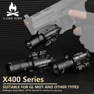 택티컬라이트 Surefir X400 LED 손전등 권총 조명 20mm Picatinny 레일에 적합