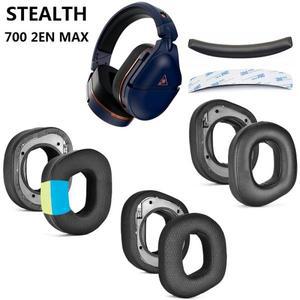 Turtle Beach Stealth 700 Gen2 / Max 헤드폰 교체 용 이어 컵 귀마개 베개 쿠션 패드