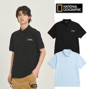 갤러리아 내셔널지오그래픽 카리디 피케 반팔티셔츠 N232MPL020