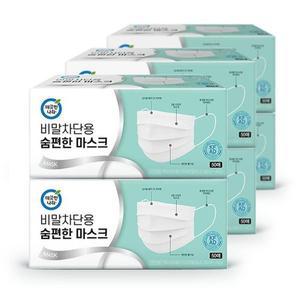 [깨끗한나라] 비말차단용 숨편한 마스크 KF-AD 50매 6개