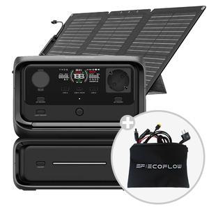 에코플로우 리버3 맥스 + 60W 태양광패널 파워뱅크 배터리 리튬인산철