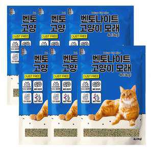 마마쇼 디럭스 고양이모래 벤토나이트 4LX6개