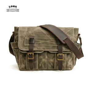 남성 빈티지 크로스백 메신저백 캔버스 소가죽 M9726