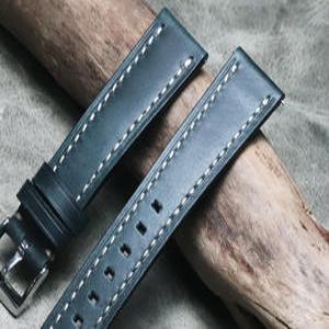 빈티지 소가죽 그린 시계줄 가죽밴드 19mm,20mm,21mm,22mm