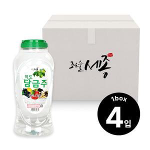 조은술세종 이도 담금주 3.6L 30도 4병 담금소주