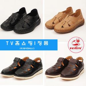 [홈쇼핑 정품] 보폭스 소가죽 명품 컴포트 샌들