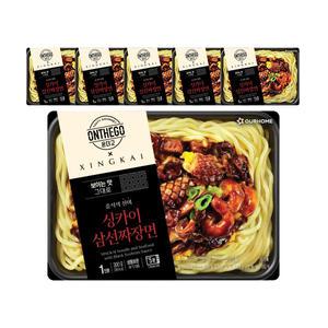 아워홈 온더고 싱카이 짜장면 300g, 6개