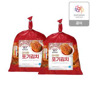 [종가] 아삭한 포기김치 8.8kg(4.4kg x 2ea )