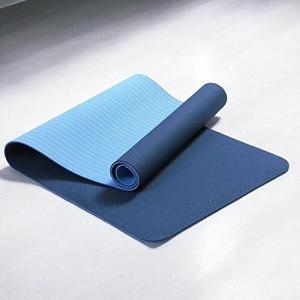 [셀러허브 1][HYIJXZO7_4B]게더릭 6mm 양면 TPE 요가매트 (블루)