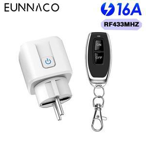 100%호환무선 원격 제어 AC220V EV1527 코드 433MHz RFSmart 소켓 전기 플러그 콘센트 조명 램프 스마트 홈