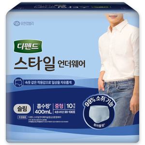 디펜드 스타일 언더웨어 슬림 중형 남성 10x4 코스트코