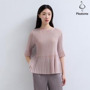 펀칭 주름 풀림 5부 티셔츠_EPTSM125025